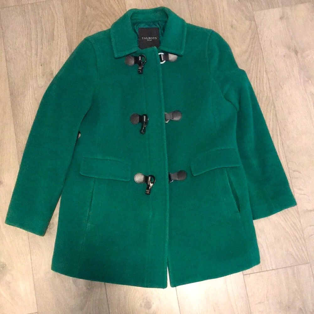 Talbots Toggle Coat Wool Blend (Petite) - Picture 8 of 10